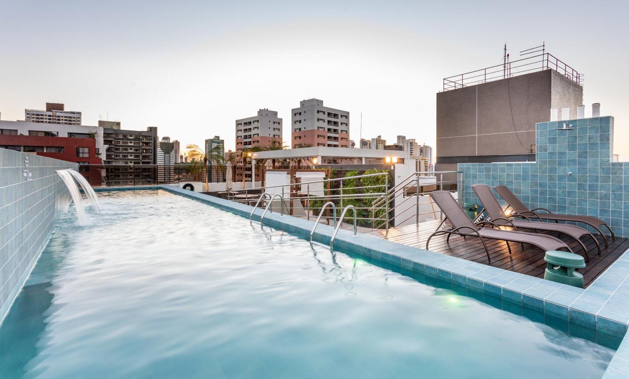 Ferienwohnung Cobertura Com Jacuzzi E Deslumbrante Vista Mar João Pessoa Exterior foto