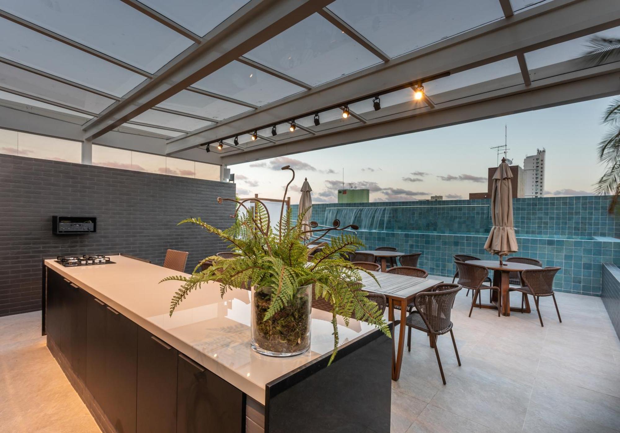 Ferienwohnung Cobertura Com Jacuzzi E Deslumbrante Vista Mar João Pessoa Exterior foto